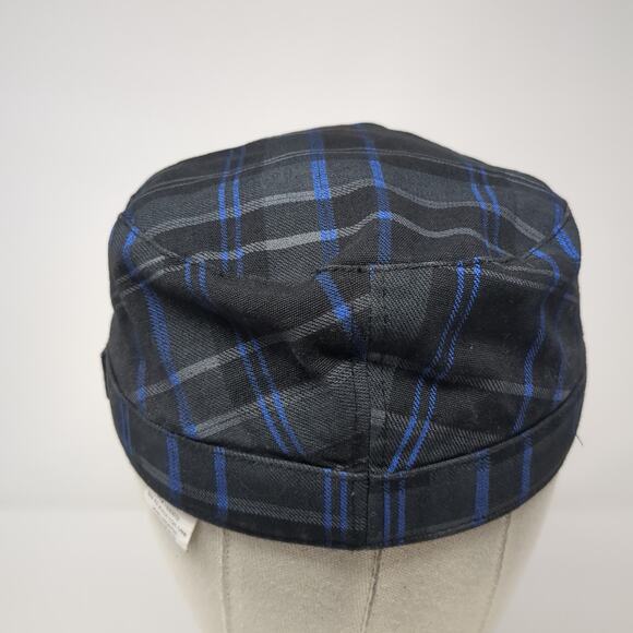 Fox Fitted Cadet Army Cap Hat Multicolor Medium Adjustable Plaid Outdoor - Picture 6 of 9